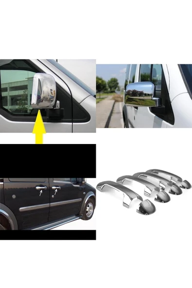 Ford Connect Krom Set Ayna Kapağı-kapı Kolu ürün görseli 1