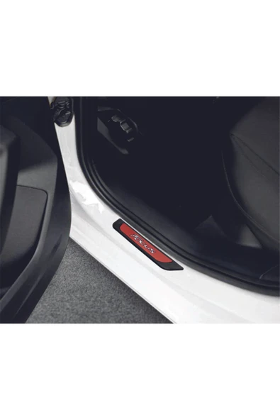 FORD FOCUS 2011-2017 MODELLER OLD KIRMIZI KAPI EŞİĞİ 4 PARÇA   KROM YAZILI - 5