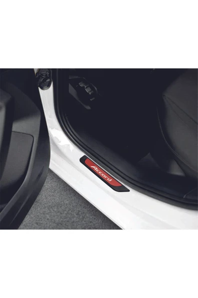 HONDA ACCORD OLD KIRMIZI KAPI EŞİĞİ 4 PARÇA   KROM YAZILI - Resim 5