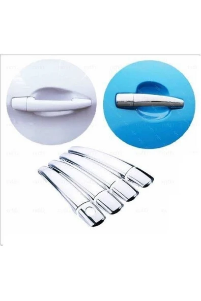 Cıtroen C-4 2004-2005-2006-2007-2008-2009-2010 Model Kapı Kolu Paslanmaz Çelik 4 Kapı - Resim 3