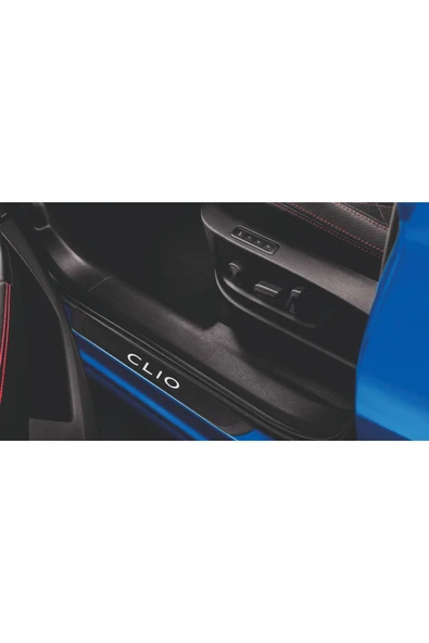 RENAULT 2019+ CLİO OLD KARBON KAPI EŞİĞİ 4 PARÇA PASLANMAZ ÇELİK - Resim 4