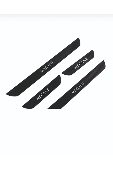 RENAULT 2010-2016 MEGANE OLD KARBON KAPI EŞİĞİ 4 PARÇA PASLANMAZ ÇELİK - Resim 3