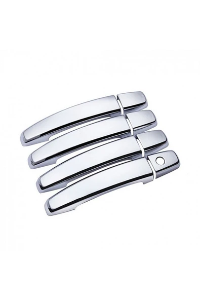 Nissan Qashqai 2007-2013 Arası Krom Kapı Kolu 4 Parça Paslanmaz Çelik ürün görseli 1