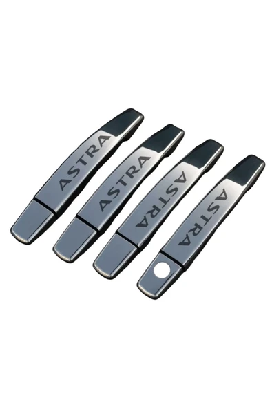 Opel Astra H Krom Kapi Kolu (Astra Yazılı) Tk 4 Kapi Paslanmaz Çelik ürün görseli 1
