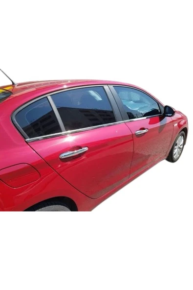 FİAT EGEA A KALİTE PASLANMAZ ÇELİK KROM CAM ÇITASI TAKIMI 4 PRÇ - Resim 2