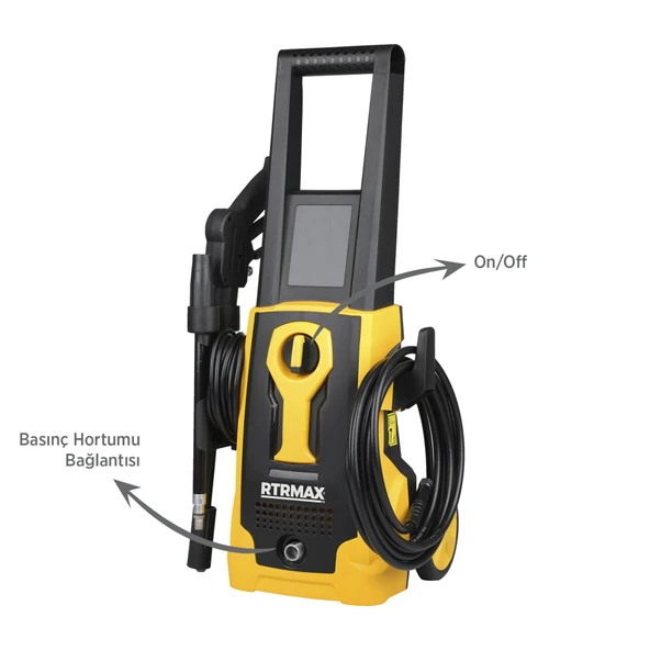 RTM710 Yüksek Basınçlı Yıkama 1600 W 135 Bar - 3