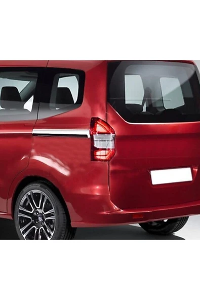 Ford Courier Krom 2018> Sürgü Nikelajı 2 Parça Paslanmaz Çelik - 2