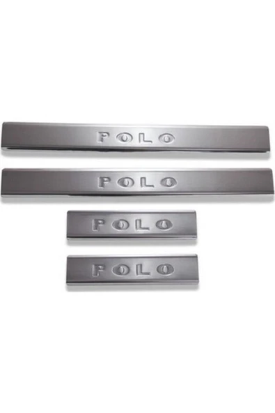 Volkswagen Polo 2005-2010 Model Arası Krom Kapı Eşiği 4 Parça Paslanmaz Çelik ürün görseli 1