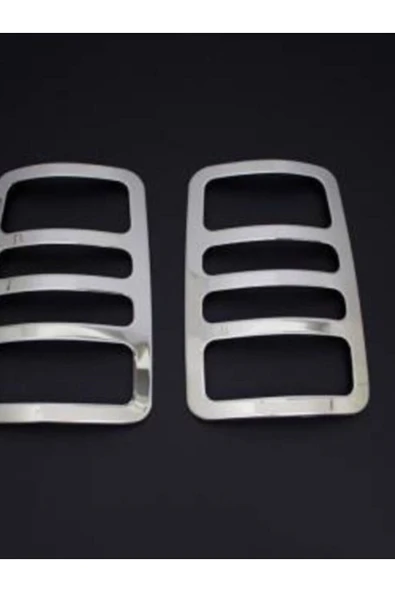 Volkswagen Caddy 2004-2010 Krom Stop Çerçevesi 2 Parça Paslanmaz Çelik