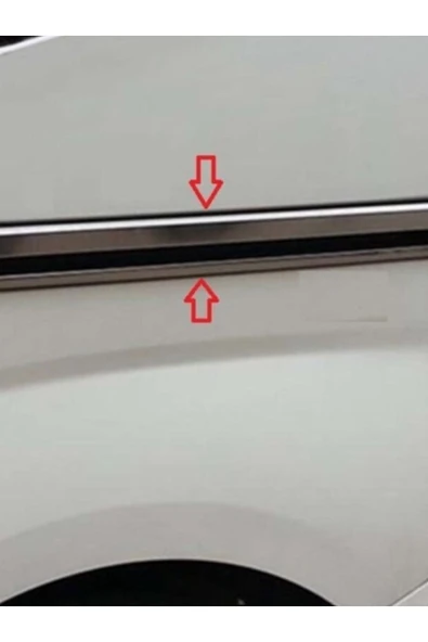 Peugeot Bipper 2008> Krom Sürgü Nikelajı 2 Parça Paslanmaz Çelik ürün görseli 1