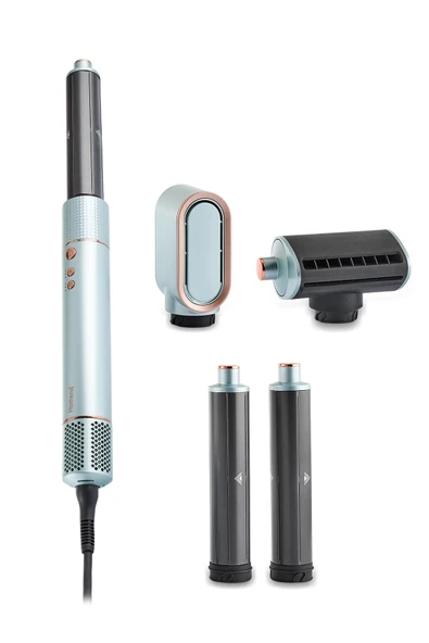 Homend Hairmony 4606H Saç Kurutma ve Şekillendirme Seti Su Yeşili