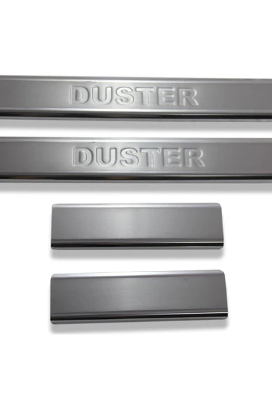 Dacia Duster 2010-2017 Krom Kapı Eşiği 4 Parça Paslanmaz Çelik ürün görseli 1