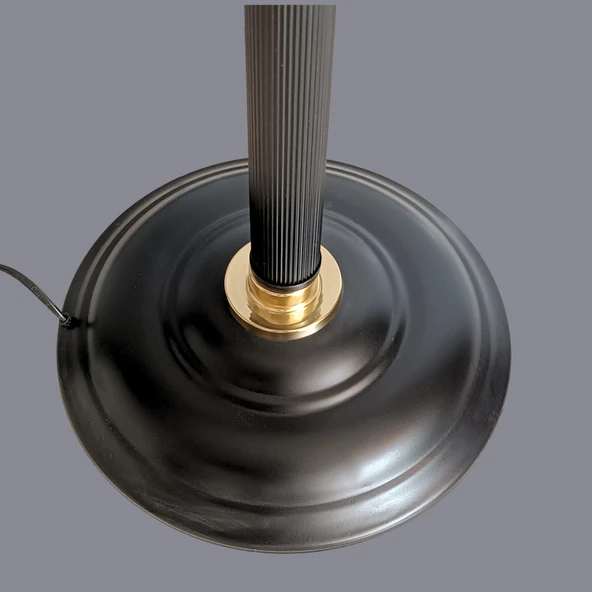 Mitro Gold Detaylı Siyah Lambader - 5