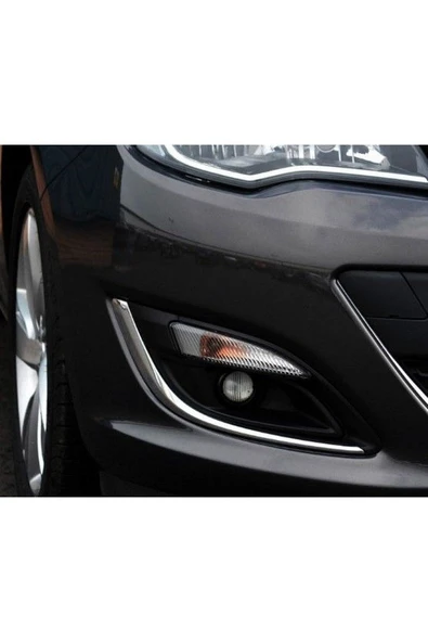 Opel Astra-j 2011 Ve Üzeri Krom Sis Çerçevesi 2 Parça Paslanmaz Çelik - 2