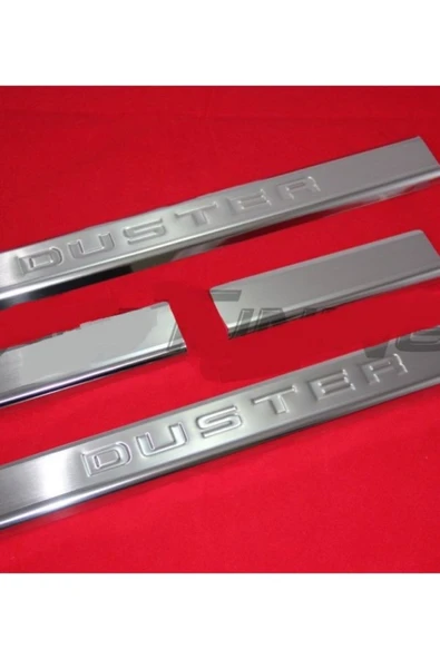 DACİA DUSTER 2018 VE ÜZERİ MODELLER KROM KAPI EŞİĞİ 4 PARÇA PASLANMAZ ÇELİK ürün görseli 1