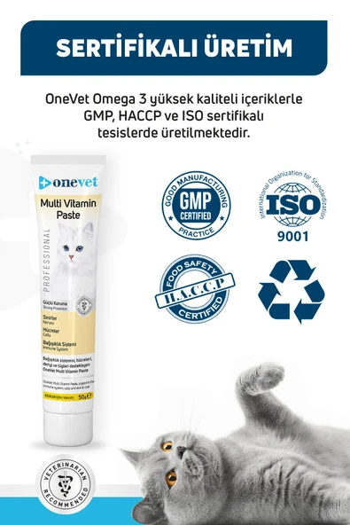 Multivitamin Macun 50 gr | Bağışıklık Destekleyici Ve Tüy Yumağı Oluşumu Önleyici Kedi Malt Paste - 5