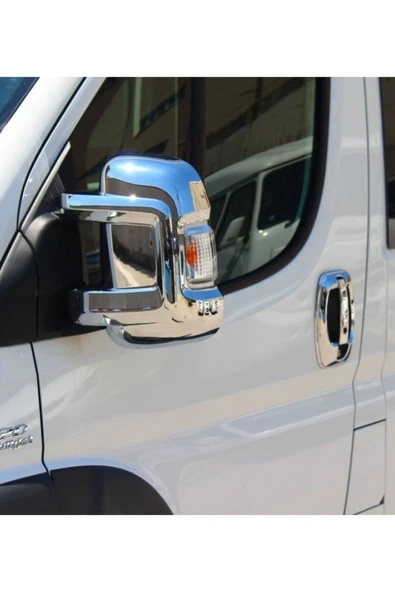 CİTROEN JUMPER 2006 VE ÜZERİ MODELLER ABS KROM KAPLAMA AYNA KAPAĞI - Resim 2