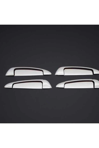 FİAT PUNTO 2005 VE ÜZERİ MODELLER KROM KAPI KOLU 4 KAPI 8 PARÇA PASLANMAZ ÇELİK ürün görseli 1