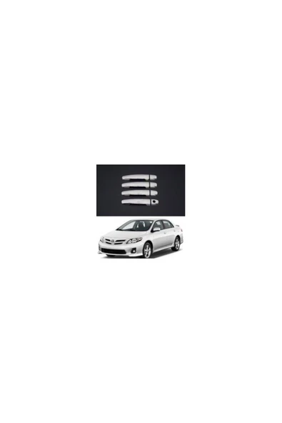 TOYOTA COROLLA 2002-2007 MODELLER ARASI KROM KAPI KOLU 4 KAPI PASLANMAZ ÇELİK