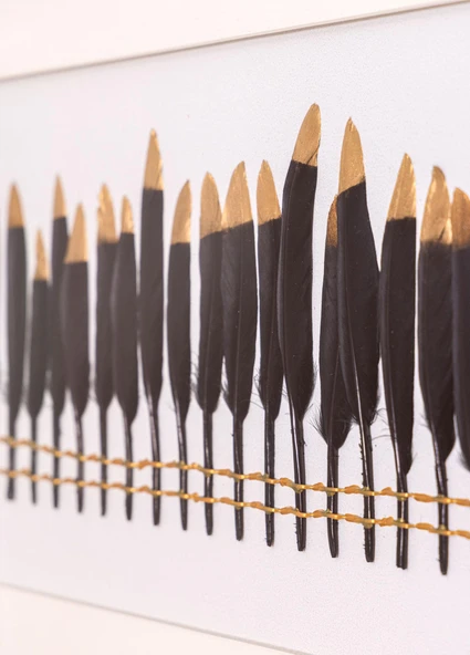 The Mia Flume Tablo Siyah 60x35x4 cm TBL0099 - 4