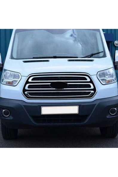 FORD TRANSİT 2014 VE ÜZERİ MODELLER KROM SİS ÇERÇEVESİ 2 PARÇA PASLANMAZ ÇELİK - 2