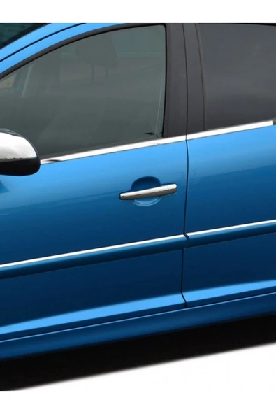 PEUGEOT 207 2006-2012 MODELLER ARASI KROM CAM ÇITASI 4 PARÇA PASLANMAZ ÇELİK - Resim 2
