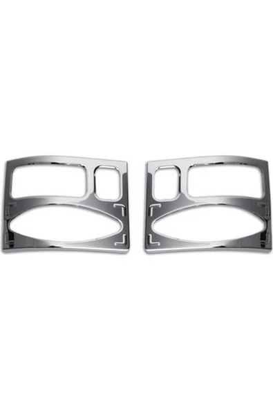 Volkswagen Transporter T-4 1990-2003 Model Arası Krom Stop Çerçevesi 2 Parça Paslanmaz Çelik