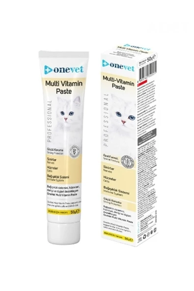 Multivitamin Macun 50 gr | Bağışıklık Destekleyici Ve Tüy Yumağı Oluşumu Önleyici Kedi Malt Paste