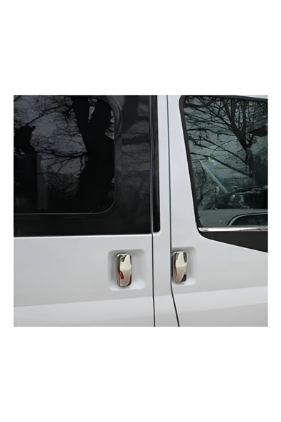 Ford Transit Uyumlu 2003-2013 Krom Kapı Kolu 2 Kapı Paslanmaz Çelik ürün görseli 1
