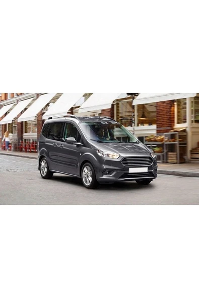 Ford Courier Krom 2018> Ön Panjur 7 Parça Paslanmaz Çelik - 1