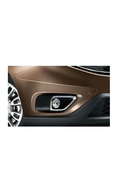 FİAT DOBLO 2015 VE ÜZERİ MODELLER KROM SİS ÇERÇEVESİ 2 PARÇA PASLANMAZ ÇELİK - 2