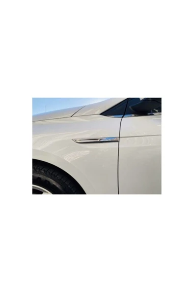 Renault Megane-4 2016-2020 Model Arası Krom Çamurluk Çıtası 2 Parça Paslanmaz Çelik - 2