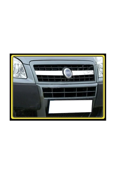 FİAT DOBLO 2005-2010 MODEL ARASI KROM ÖN PANJUR 2 PARÇA PASLANMAZ ÇELİK ürün görseli 1