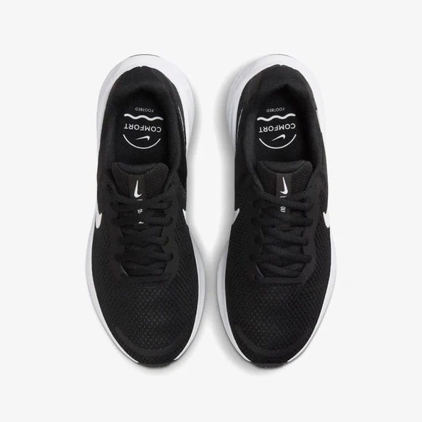 Nike W Revolution 7 FB2208-003 Siyah Kadın Yürüyüş & Koşu Ayakkabısı - 4