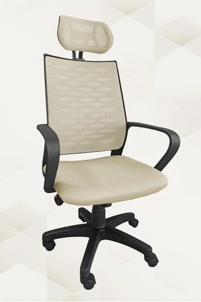 Porziyon Atlas Fileli Plastik Yönetici Ofis Büro Bilgisayar Çalışma Koltuğu - Sandalyesi