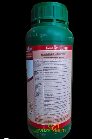 Speedfol Color Ec Fertilizer Yaprak Gübresi Azot, Fosfor, Kalsiyumlu Gübre 1 Lt - 2