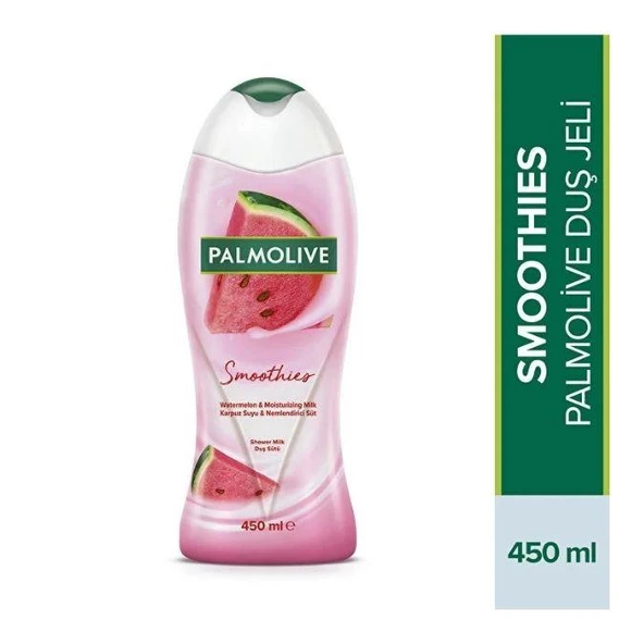 Palmolive Duş Jeli Smoothies Karpuz Suyu ve Nemlendirici Süt 450 ml
