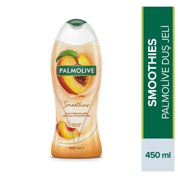 Palmolive Duş Jeli Smoothies Şeftali Suyu ve Nemlendirici Süt 450 ml