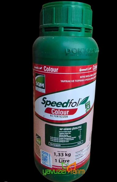 Speedfol Color Ec Fertilizer Yaprak Gübresi Azot, Fosfor, Kalsiyumlu Gübre 1 Lt