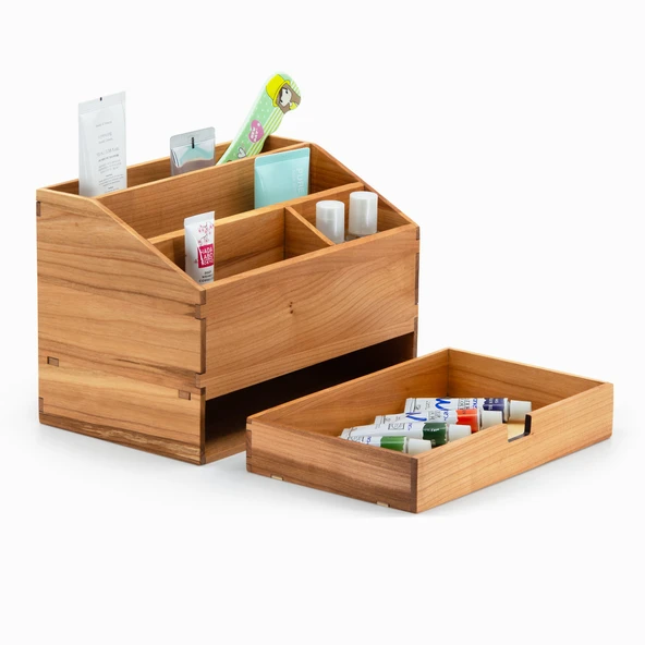 Woodsaka Çekmeceli - 4 bölmeli Organizer - 5