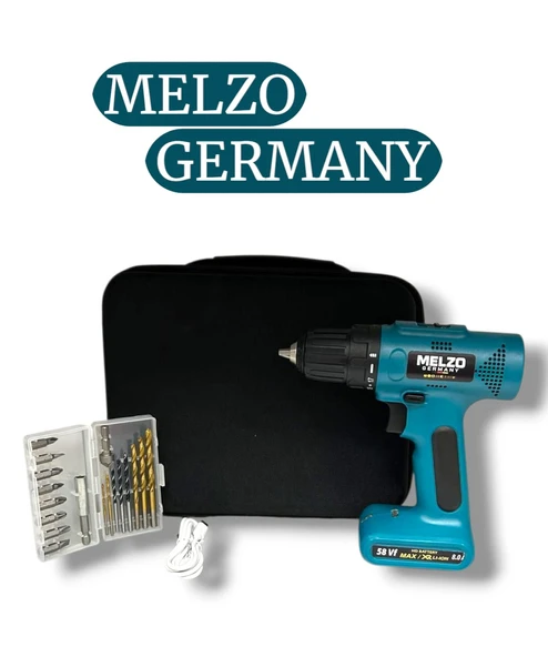 MELZO GERMANY 58 VF DARBELİ MATKAP UÇ SETLİ