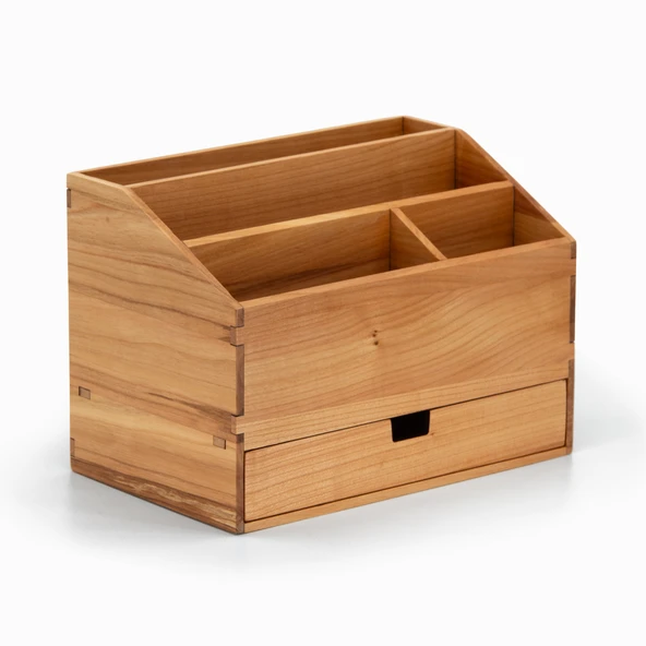 Woodsaka Çekmeceli - 4 bölmeli Organizer