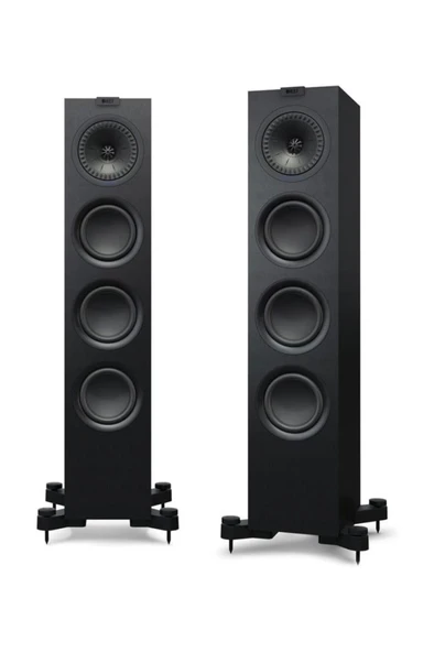 Kef Q550 Hi-Fi Kule Tipi Hoparlör Siyah Outlet