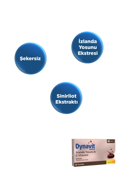Herbal İzlanda Yosunu & C Vitamini 16 Pastil - İzlanda Yosunu, C Vitamini, Sinirliot Ekstresi - 2