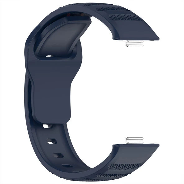 Huawei Watch Fit 4 Fit 4 Pro İle Uyumlu Yumusaş Soft Silikon Kordon Kayış  Lacivert - Resim 3