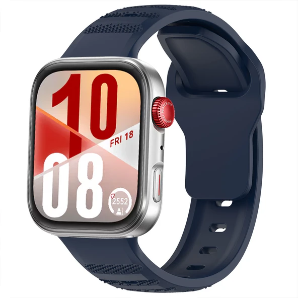 Huawei Watch Fit 4 Fit 4 Pro İle Uyumlu Yumusaş Soft Silikon Kordon Kayış  Lacivert ürün görseli 1