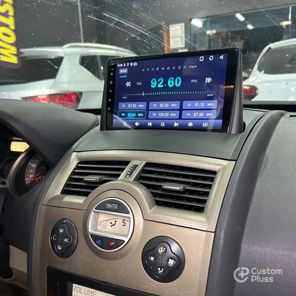 RENAULT MEGANE 2 UYUMLU ANDROİD 6 GB RAM 128 GB DAHİLİ HAFIZA 9İNÇ MULTİMEDYA KABLOSUZ CARPLAY GERİ GÖRÜŞ KAMERALI