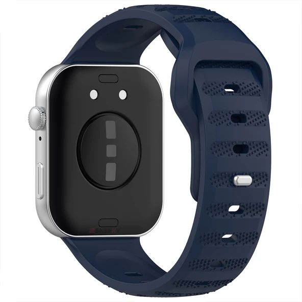 Huawei Watch Fit 4 Fit 4 Pro İle Uyumlu Yumusaş Soft Silikon Kordon Kayış  Lacivert - Resim 2