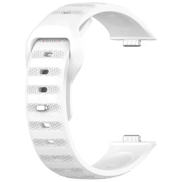 Huawei Watch Fit 4 Fit 4 Pro İle Uyumlu Yumusaş Soft Silikon Kordon Kayış  Beyaz - Resim 4