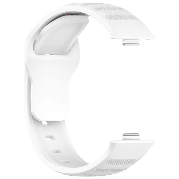 Huawei Watch Fit 4 Fit 4 Pro İle Uyumlu Yumusaş Soft Silikon Kordon Kayış  Beyaz - Resim 3